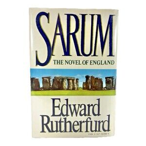Sarum The Novel of England by Edward Rutherfurd 1987 Crown 1st Edition Hardback